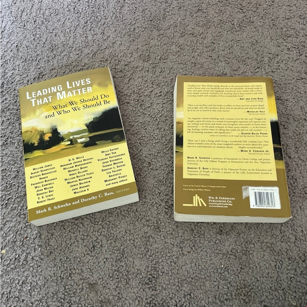 2 leading lives that matter books
